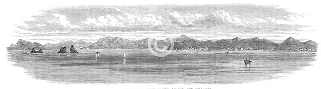 The Inland Sea of Japan: the Bingo Nada, with Yosima Island and Villages, 1868. Creator: Unknown.