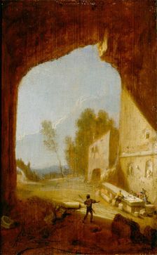 The Inn at the Grotto of Egeria, c1640. Creator: Bartholomeus Breenbergh