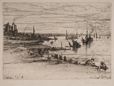 The Inn, Purfleet, 1869. Creator: Francis Seymour Haden (British, 1818-1910)