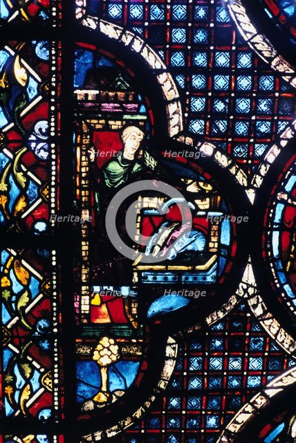 The Inn, stained glass, Chartres Cathedral, France, 1205-1215. Artist: Unknown