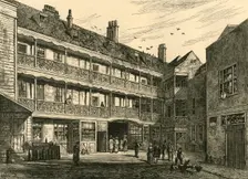 The Inner Court of the Old Belle Sauvage. (1897). Creator: Unknown
