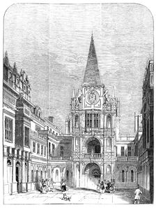 The Inner Court, Burghley, 1844. Creator: Unknown