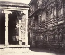 The Inner Facade of the Gateway of the East Gopuram, January-March 1858. Creator: Captain Linnaeus Tripe