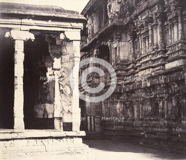 The Inner Facade of the Gateway of the East Gopuram, January-March 1858. Creator: Captain Linnaeus Tripe.