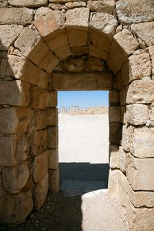 The inner fortress of Avdat, Israel. Creator: Samuel Magal