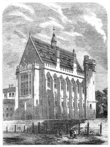 The Inner Temple new Law Library, 1860. Creator: Unknown