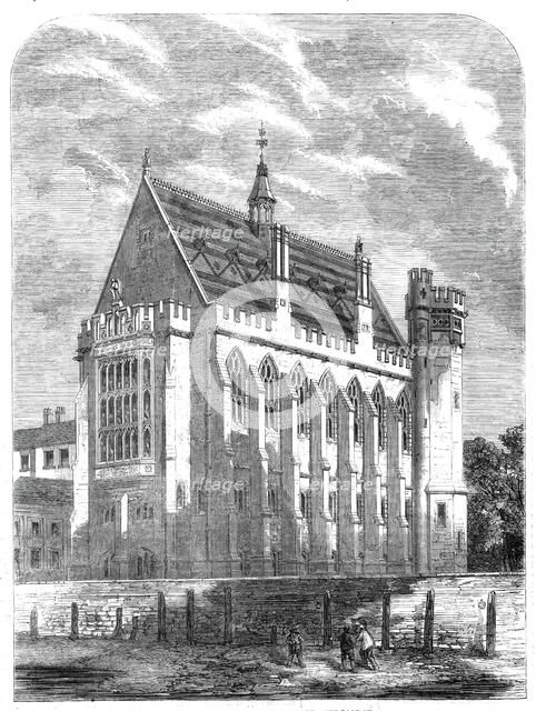 The Inner Temple new Law Library, 1860. Creator: Unknown.