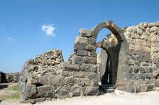 The inner western gate of Belvoir Fortress (Kohav Hayarden), Israel. Creator: Samuel Magal