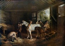 The Inside of the Stable 1791, (1912).Artist: George Morland