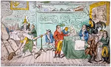 The Inside of a Newly Reformed Workhouse with all Abuses Removed 1813. Artist: Timothy Teas