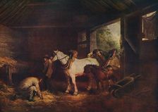 The Inside of a Stable 1791, (c1915). Artist: George Morland