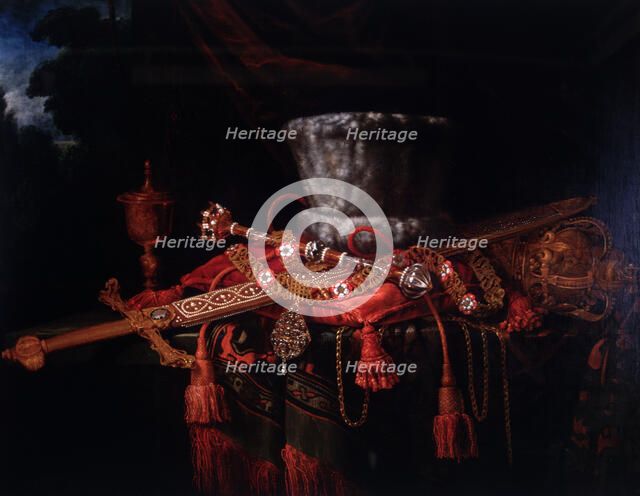 'The Insignia of the City of London', c1650-c1700. Artist: Pieter Gerritsz van Roestraeten                              