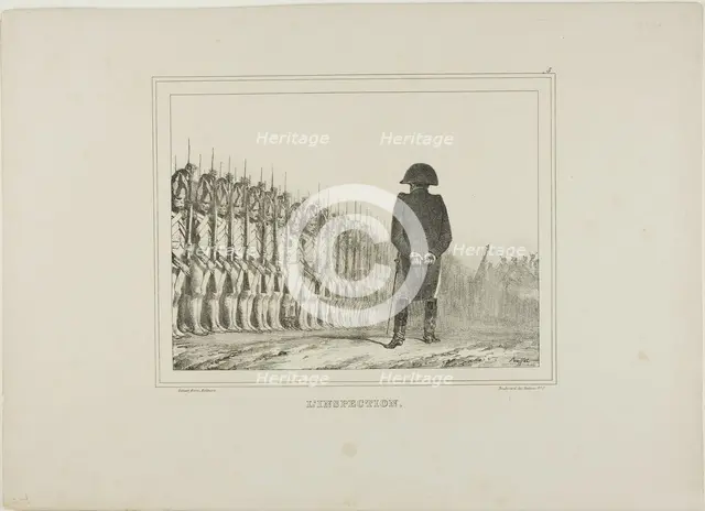 The Inspection, 1833. Creator: Auguste Raffet.