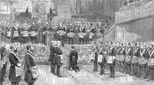 'The Installation of the Duke of Clarence at Reading as Provisional Grand Master of the Berkshire F Creator: Unknown