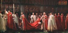 The Installation of the Knights of the Order of the Bath, The King's Offering 1928. Artist: Frank O Salisbury