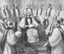The Installation of Dr. Benson as Archbishop of Canterbury, March 22, 1883 (1901). Creator: Unknown