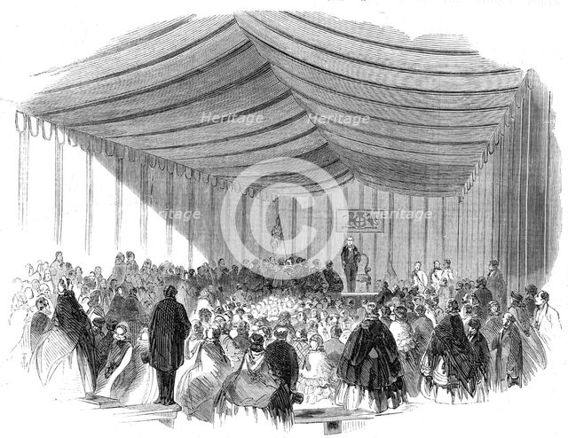 The Installation of Lord Palmerston as Lord Warden of the Cinque Ports: the installation.., 1861. Creator: Unknown.