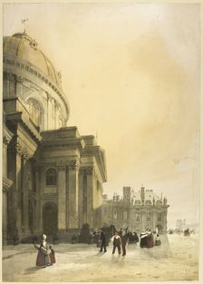The Institute, Paris, 1839. Creator: Thomas Shotter Boys