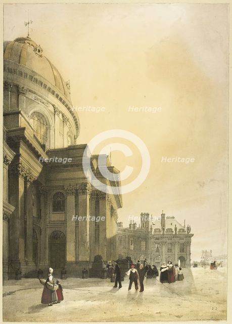 The Institute, Paris, 1839. Creator: Thomas Shotter Boys.