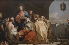 The Institution of the Eucharist, 1753. Creator: Tiepolo, Giandomenico (1727-1804)