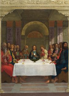The Institution of the Eucharist, c.1490-1495. Artist: De Roberti, Ercole (c. 1450-1496)