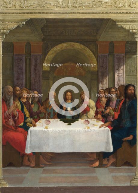 The Institution of the Eucharist, c.1490-1495. Creator: Ercole de' Roberti, (Ercole Ferrarese) (c. 1450-1496).
