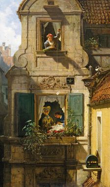 The Intercepted Love Letter, ca 1855