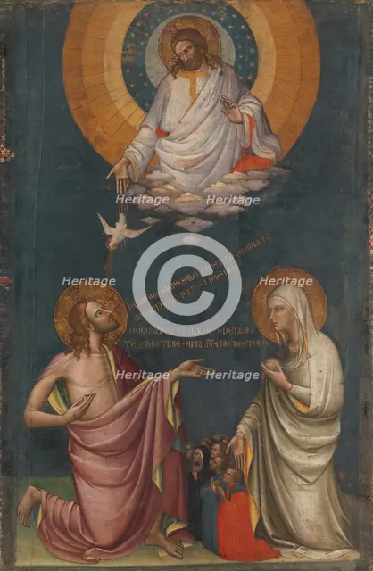 The Intercession of Christ and the Virgin, before 1402. Creator: Lorenzo Monaco.