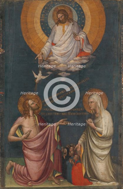 The Intercession of Christ and the Virgin, before 1402. Creator: Lorenzo Monaco.