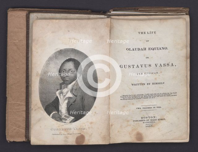 'The Interesting Narrative of the Life of Olaudah Equiano, or Gustavus Vassa, the African', 1789. Creator: Unknown.
