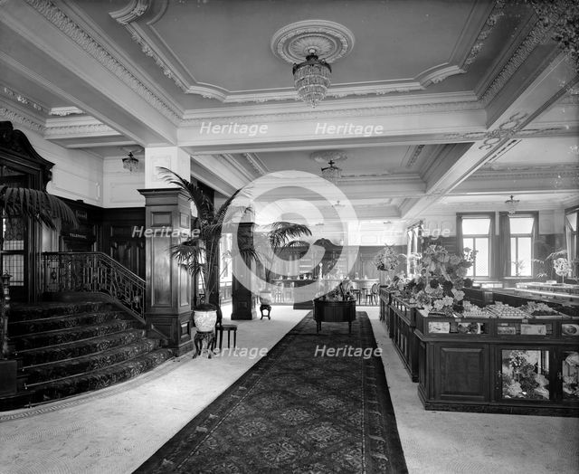 The interior of Maison Lyons, Oxford Street, Westminster, London, 1916. Artist: Bedford Lemere and Company