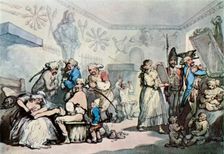 The Interior of a French Barracks 1787, (1929). Artist: Thomas Rowlandson