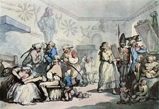 The Interior of a French Barracks 1787, (1929). Artist: Thomas Rowlandson