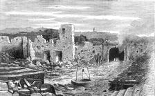 The interior of Fort Mortier, Neu Breisach, Alsace, 1871. Creator: Unknown