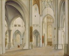 The Interior of Saint Bavo, Haarlem, 1628. Creator: Pieter Jansz Saenredam