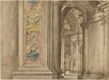 The Interior of Saint Peter's, Rome, first quarter 17th century. Creator: Unknown