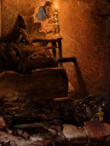 The Interior of the Tomb of King Casimir the Great, 1869. Creator: Jan Matejko