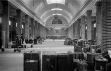 The interior of the Baggage Hall at Tilbury Passenger Landing Stage, Essex. Artist: SW Rawlings