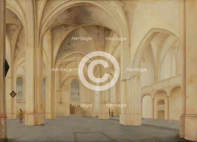 The Interior of the Cunerakerk in Rhenen. Creator: Pieter Jansz Saenredam.