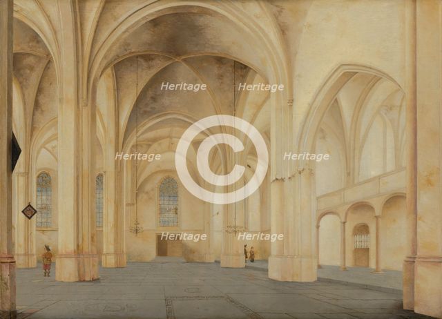 The Interior of the Cunerakerk in Rhenen. Creator: Pieter Jansz Saenredam.