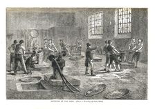 The Interior of the Mint from a drawing of about 1800, 1878 Artist: Walter Thornbury