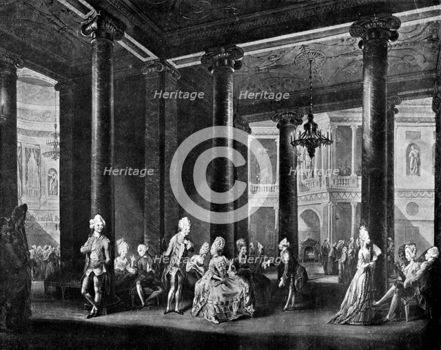 'The Interior of the Pantheon in Oxford Road', 1772.Artist: Richard Earlom