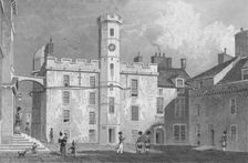 The Interior Quadrangle of the Castle, Edinburgh c1829. Artist: J Hinchliff