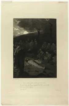 The Interment of Jesus, 1878. Creator: Antonio Piccinni
