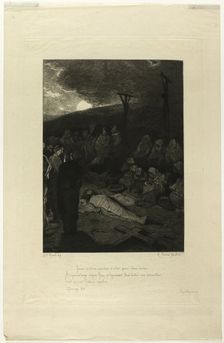 The Interment of Jesus, 1878. Creator: Antonio Piccinni