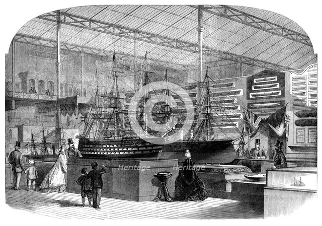 The International Exhibition: the Admiralty Department of the Naval Court, 1862. Creator: Smyth.