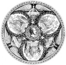 The International Exhibition: the Albert Commemoration Tazza, designed for the London..., 1862. Creator: Unknown