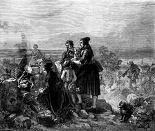 The International Exhibition: "The Emigrants Farewell" by Carl Hübner, 1862. Creator: W Thomas