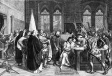 The International Exhibition: "The Expulsion of the Duke of Athens", by Stefano Ussi, 1862. Creator: W Thomas