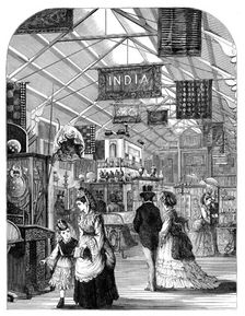 The International Exhibition: the Indian Court, 1871. Creator: Unknown